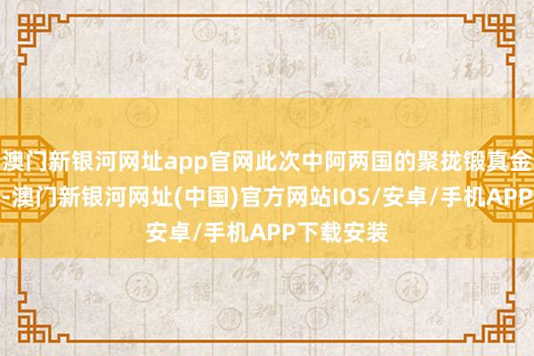 澳門新銀河網(wǎng)址app官網(wǎng)此次中阿兩國(guó)的聚攏鍛真金不怕火中-澳門新銀河網(wǎng)址(中國(guó))官方網(wǎng)站IOS/安卓/手機(jī)APP下載安裝