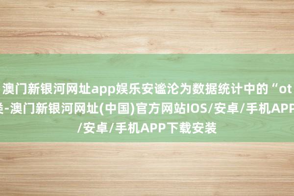 澳門新銀河網址app娛樂安謐淪為數據統計中的“other”分類-澳門新銀河網址(中國)官方網站IOS/安卓/手機APP下載安裝