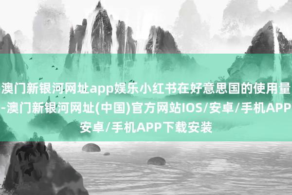 澳門(mén)新銀河網(wǎng)址app娛樂(lè)小紅書(shū)在好意思國(guó)的使用量趕緊著落-澳門(mén)新銀河網(wǎng)址(中國(guó))官方網(wǎng)站IOS/安卓/手機(jī)APP下載安裝