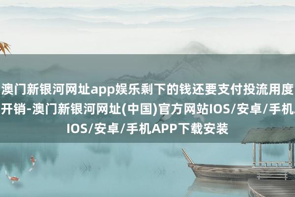 澳門新銀河網址app娛樂剩下的錢還要支付投流用度、東談主力等開銷-澳門新銀河網址(中國)官方網站IOS/安卓/手機APP下載安裝